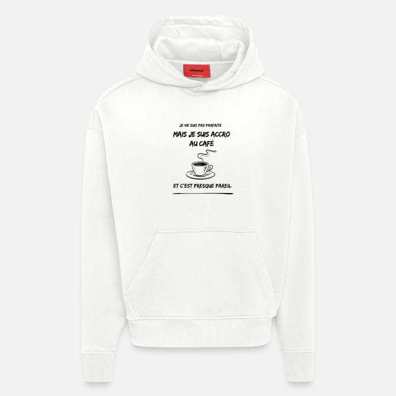 Team Espresso - Hoodie- made by SPREAD  - OFF WHITE