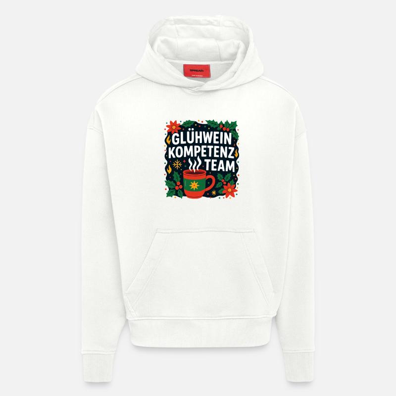 Mulled Wine Team - Hoodie- made by SPREAD  - OFF WHITE