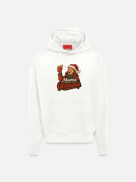 Mom needs her mulled wine - Hoodie- made by SPREAD  - OFF WHITE