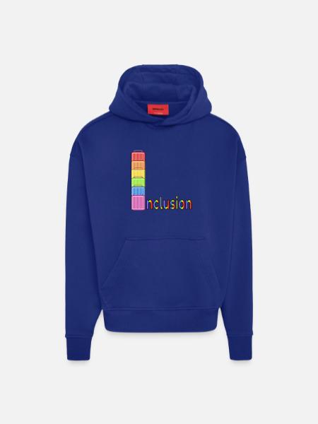 INCLUSION PRIDE RAINBOW SUITCASE - Hoodie- made by SPREAD - OFF WHITE