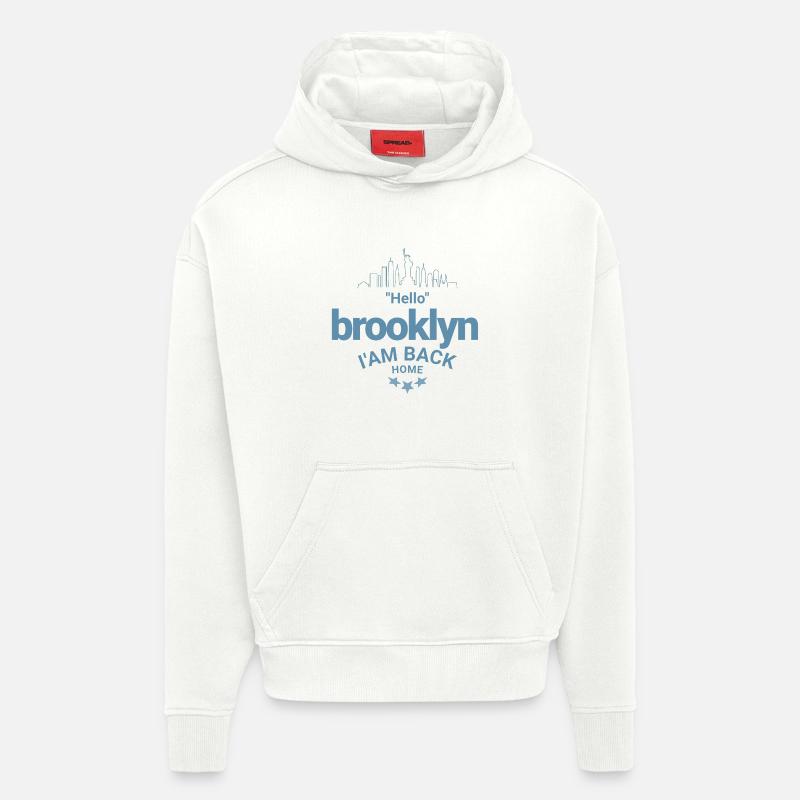 Design Brooklyn Heimkehr - Hoodie- made by SPREAD  - OFF WHITE