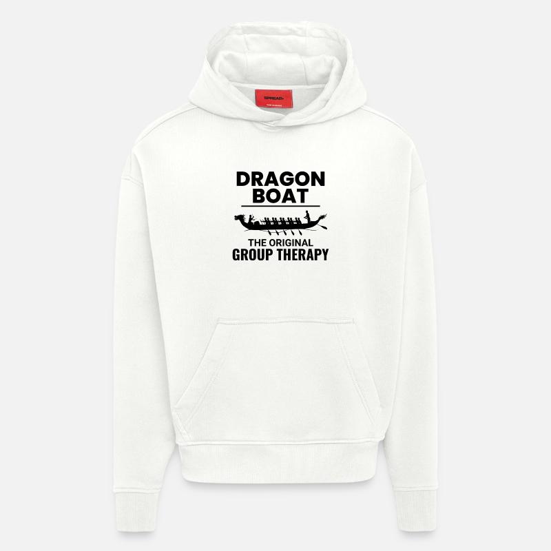 Drachenboot-Rennmannschaft - Hoodie- made by SPREAD  - OFF WHITE