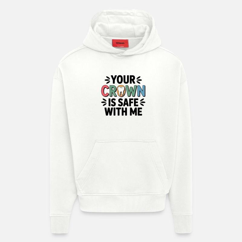 Dental Lab Technician Bridge  - Hoodie- made by SPREAD  - OFF WHITE