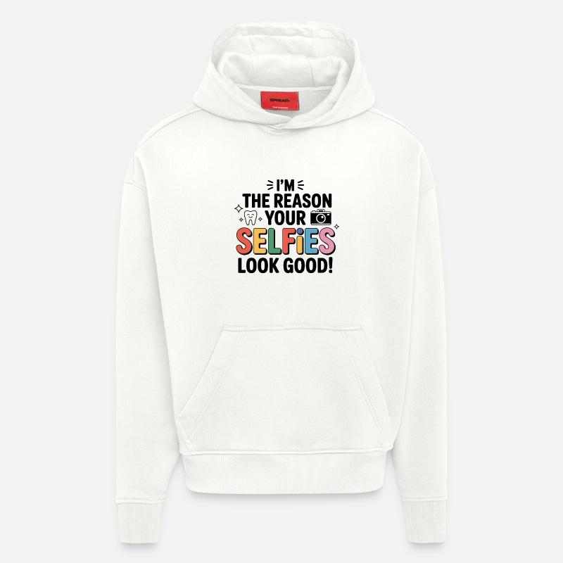 Dentallaborant Bridge Craft - Hoodie- made by SPREAD  - OFF WHITE