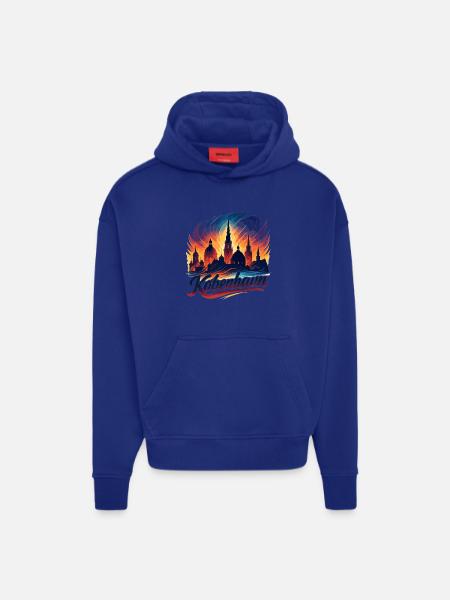 Copenhagen Capital Denmark Cool Gift - Hoodie- made by SPREAD - OFF WHITE