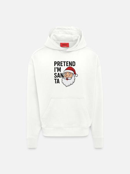 Pretend I'm Santa Claus - Hoodie- made by SPREAD - OFF WHITE