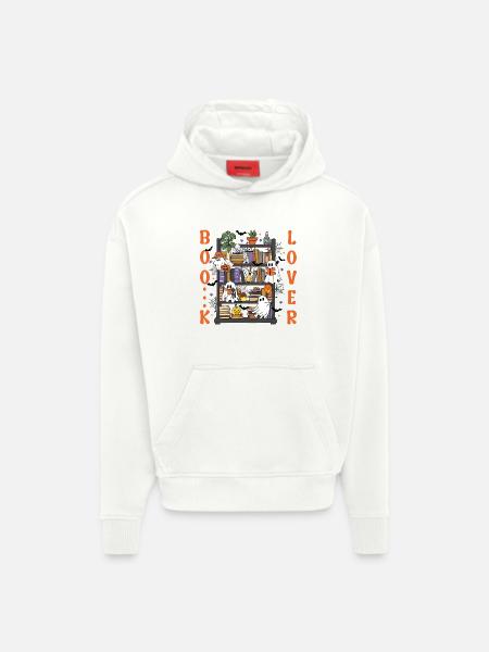 Halloween Ghost Shelf - Hoodie- made by SPREAD - OFF WHITE