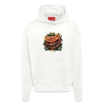 Sinister Pumpkin Vines - Hoodie- made by SPREAD  - OFF WHITE - Front