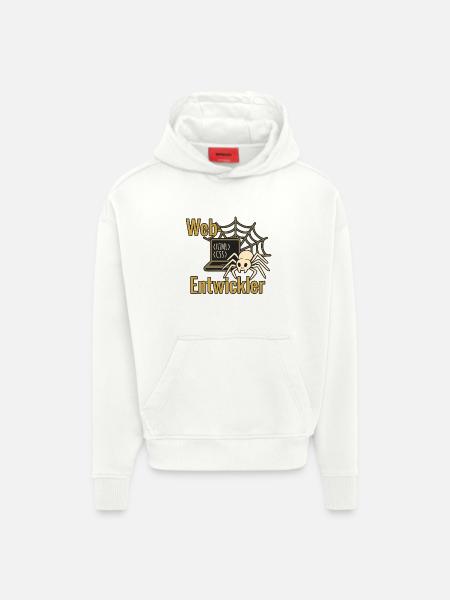 Web Developer - Halloween 2025 - Hoodie- made by SPREAD - OFF WHITE