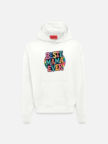 Beste Mama Ever - Hoodie- made by SPREAD - OFF WHITE