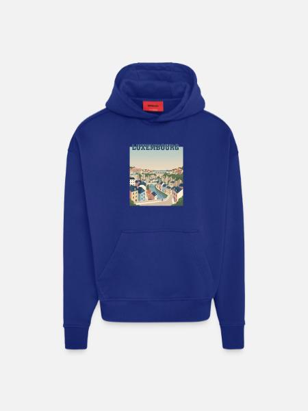 Luxemburger Stadtpastellfarben - Hoodie- made by SPREAD - OFF WHITE