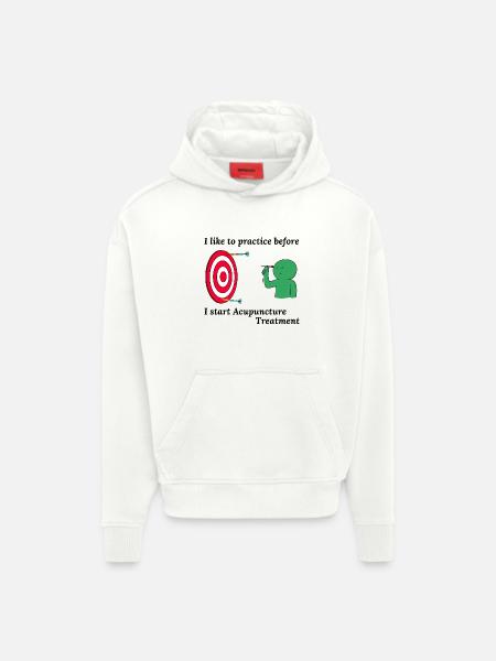 Licensed TCM Practitioner Expert Skilled - Hoodie- made by SPREAD - OFF WHITE