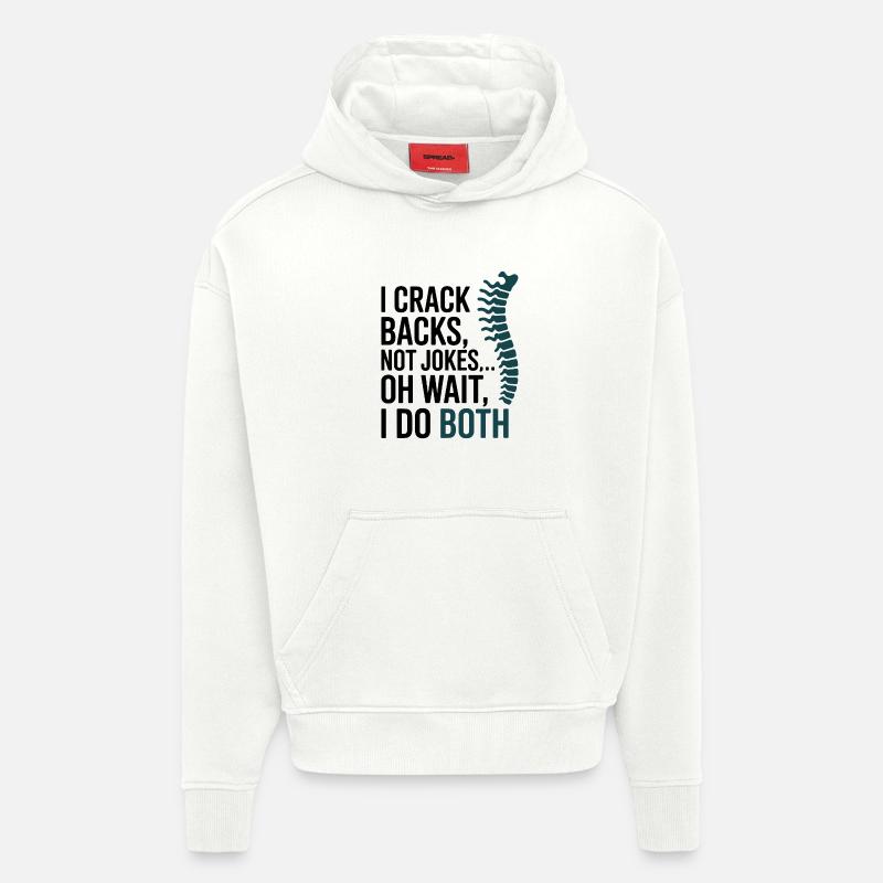 Chiropractor Crack Backs Professional Expert  - Hoodie- made by SPREAD  - OFF WHITE