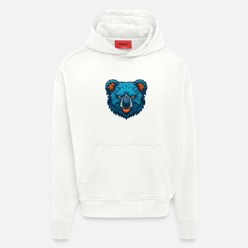 Fierce Koala Esports Maskottchen-Logo - Hoodie- made by SPREAD  - OFF WHITE