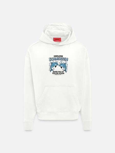 Endless Pains - Funny German Memes - Hoodie- made by SPREAD  - OFF WHITE