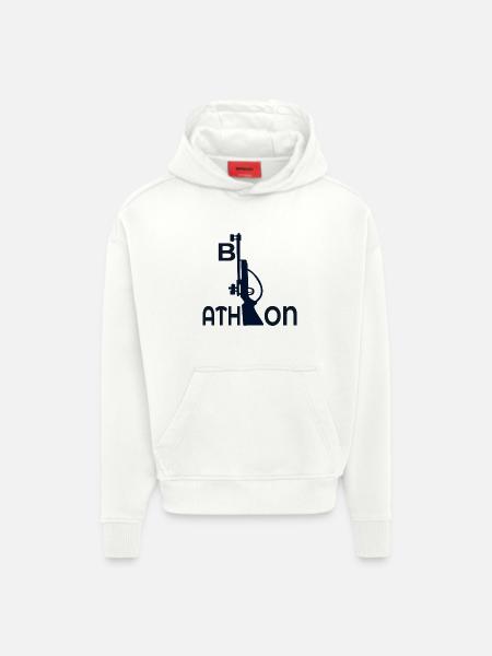 Biathlon Winter Sport - Hoodie- made by SPREAD  - OFF WHITE