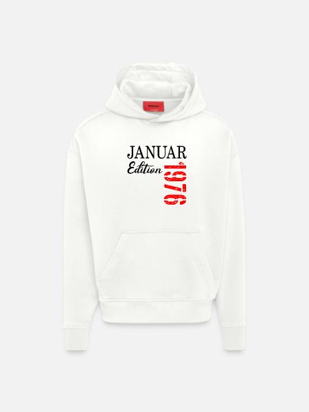 51st birthday January 1976 - Hoodie- made by SPREAD - OFF WHITE