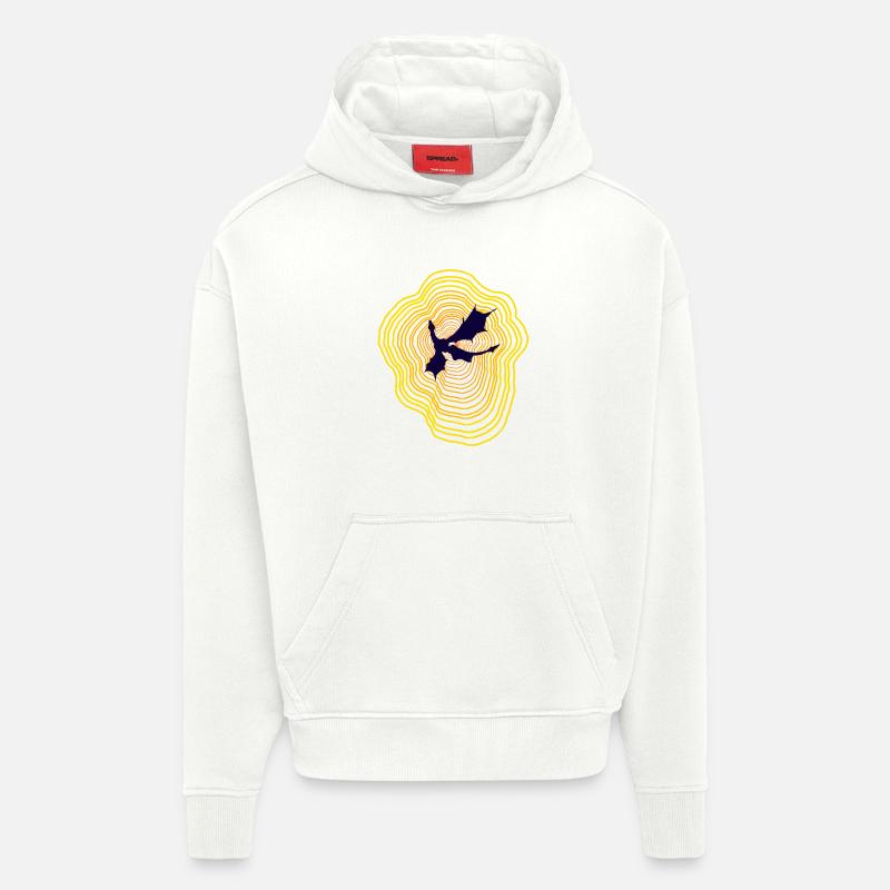 Goldener Ausbruch - Hoodie- made by SPREAD  - OFF WHITE
