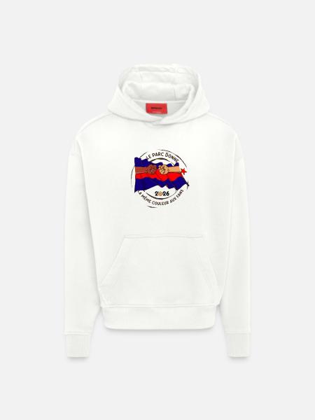 Le_Parc_donne_la_meme_couleur_aux_fans - Hoodie- made by SPREAD - OFF WHITE