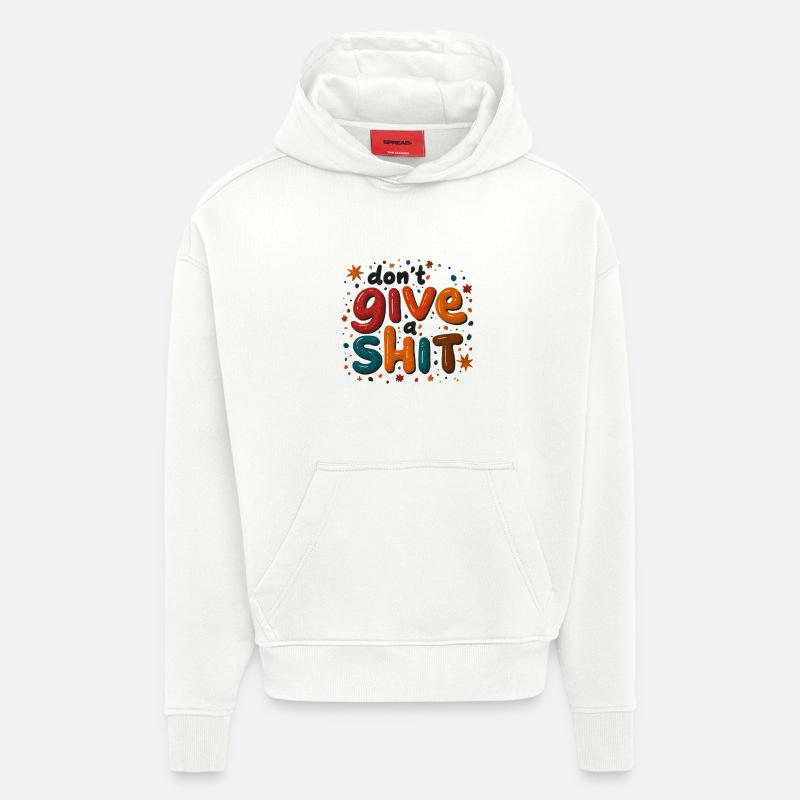 Gib niemals auf Farbexplosion - Hoodie- made by SPREAD  - OFF WHITE