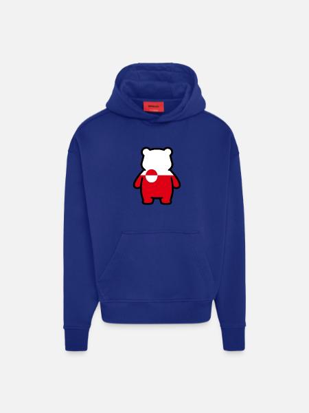 Polar Bear Greenland - Hoodie- made by SPREAD  - OFF WHITE