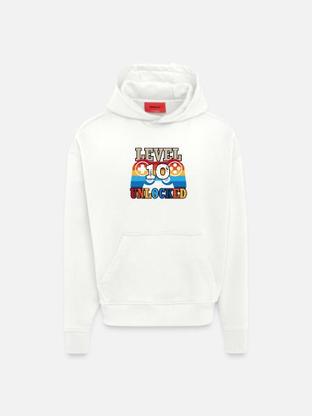10th Birthday Gamer - Hoodie- made by SPREAD  - OFF WHITE