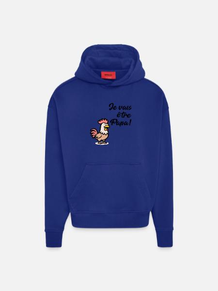 Chickens Daddy Chickens - Hoodie- made by SPREAD - OFF WHITE