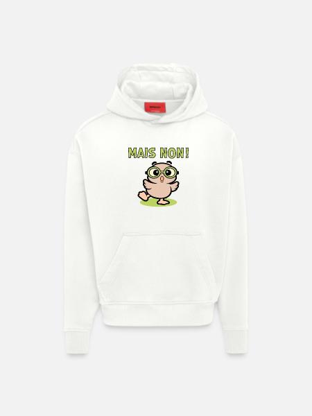 But no chickens - Hoodie- made by SPREAD - OFF WHITE