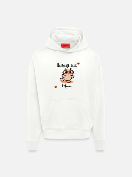 Happy Mother's Day Mama Chick - Hoodie- made by SPREAD - OFF WHITE