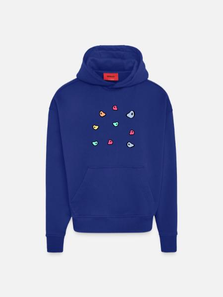 Bouldern Kletterwand - Hoodie- made by SPREAD - OFF WHITE
