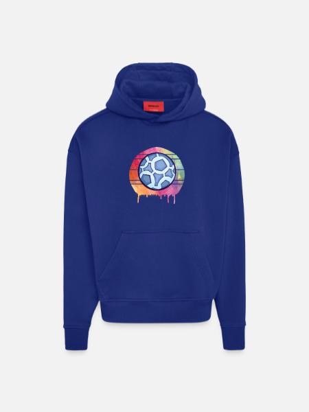 Handball Aquarell - Hoodie- made by SPREAD  - OFF WHITE
