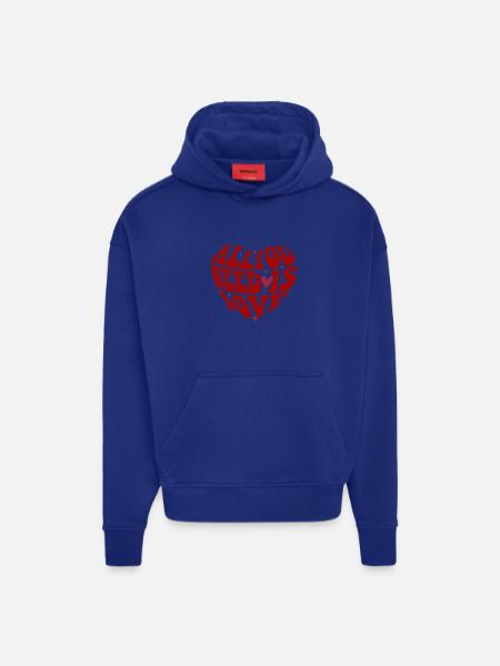 All you need is love - Hoodie- made by SPREAD - OFF WHITE