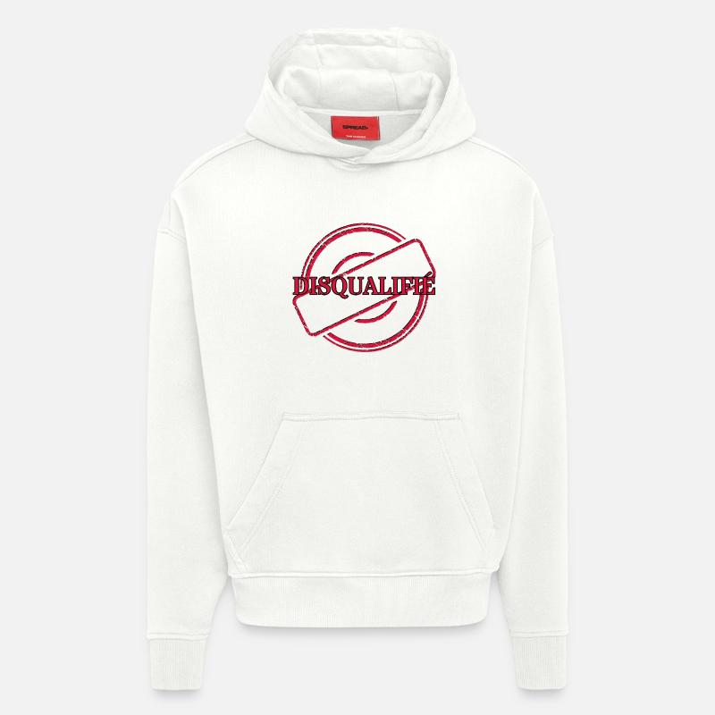 LE VERDICT - Sweat à capuche bio épais oversize fabriqué en UE - OFF WHITE