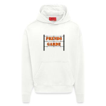 TAKE CARE. - Hoodie- made by SPREAD  - OFF WHITE - Front