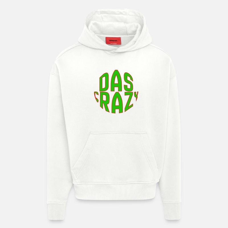 Das Crazy Grüne Comic-Schrift Design - Hoodie- made by SPREAD  - OFF WHITE