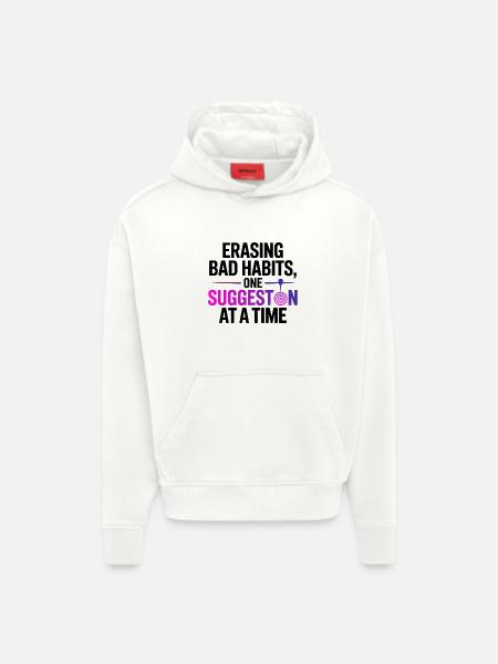 Certified Clinical Behavioral Modification Gear  - Hoodie- made by SPREAD  - OFF WHITE
