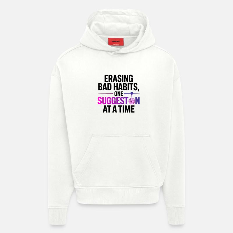 Certified Clinical Behavioral Modification Gear  - Hoodie- made by SPREAD  - OFF WHITE