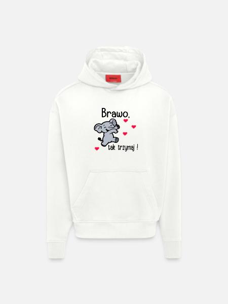 Bravo, keep it up - Hoodie- made by SPREAD - OFF WHITE