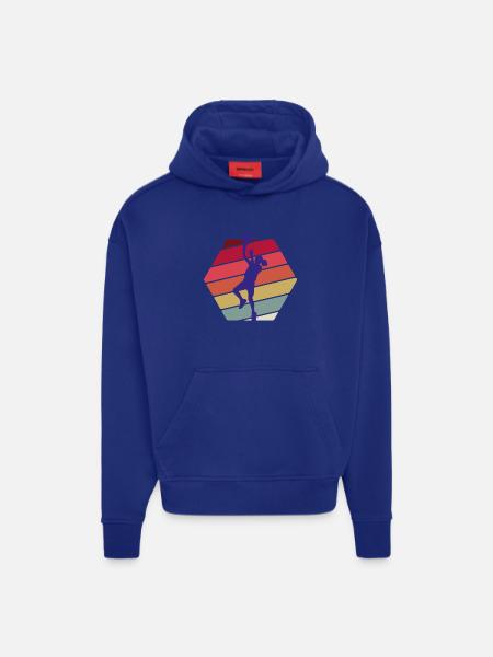 Basketteur - Sweat à capuche bio épais oversize fabriqué en UE - OFF WHITE
