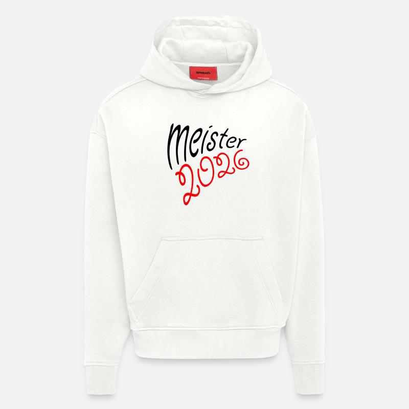 Champion 2026 Championship - Sweat à capuche bio épais oversize fabriqué en UE - OFF WHITE