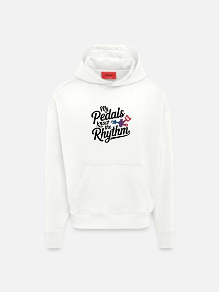 Professional Bicycle Acrobatics Rhythm Athlete  - Hoodie- made by SPREAD  - OFF WHITE