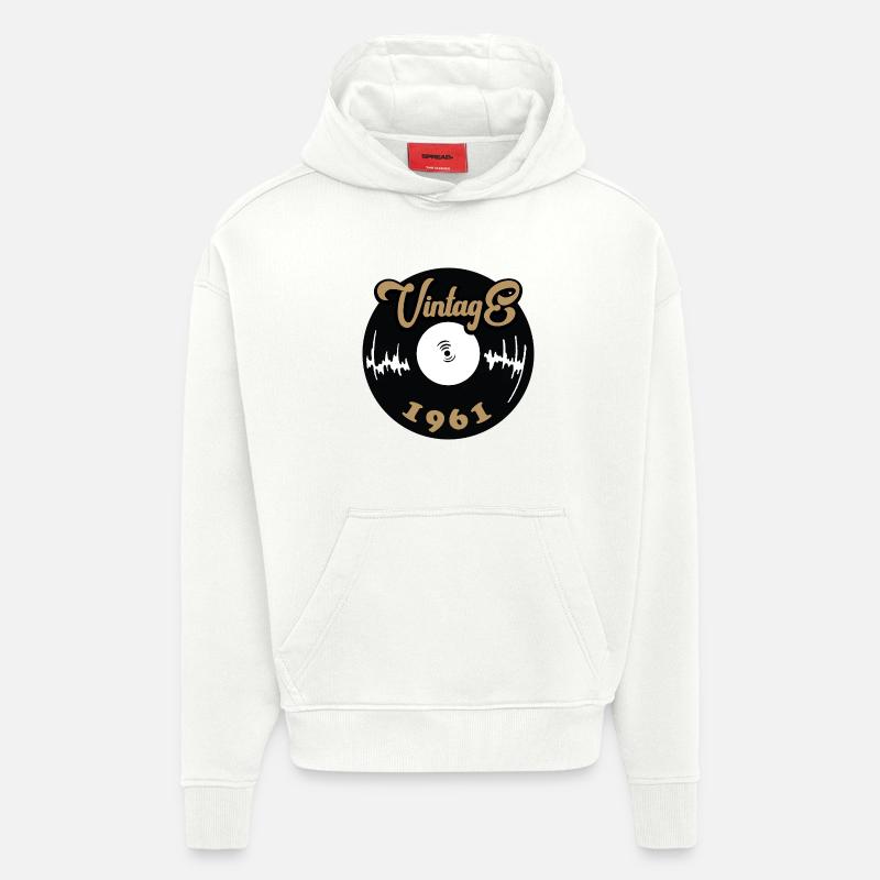 1961 Würfel - Hoodie- made by SPREAD  - OFF WHITE