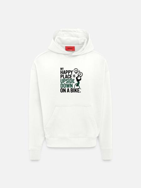 My Pedals My Art  - Hoodie- made by SPREAD  - OFF WHITE