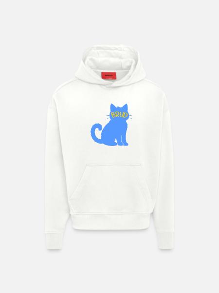 Cat-loving bride 2026 - Hoodie- made by SPREAD - OFF WHITE