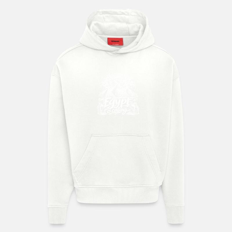 Egypt is calling Pharaoh Egypt Holidays - Hoodie- made by SPREAD  - OFF WHITE