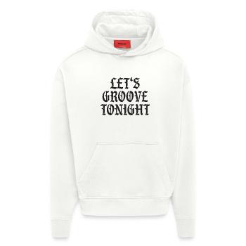 Let's groove tonight - Hoodie- made by SPREAD  - OFF WHITE - Front