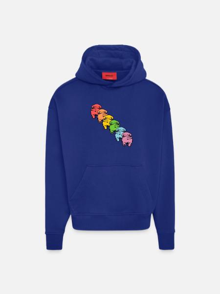 INCLUSION DOGS DIVERSITY - Hoodie- made by SPREAD - OFF WHITE