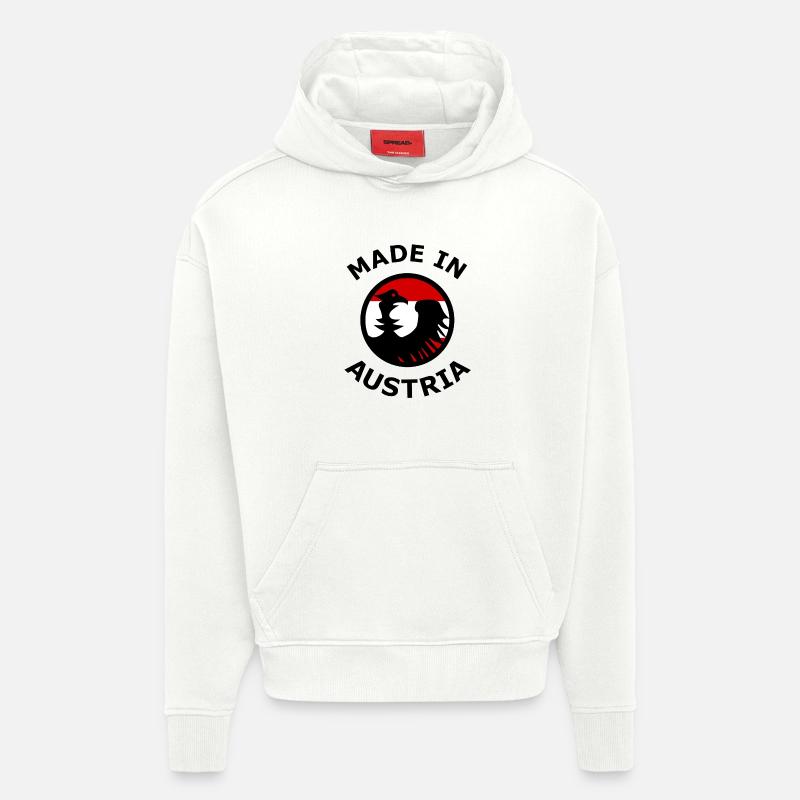 Fans from Austria - Hoodie- made by SPREAD  - OFF WHITE