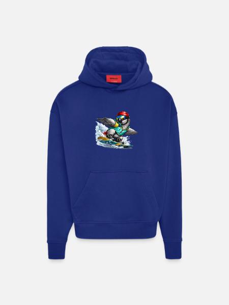 Graupapagei Snowboard - Hoodie- made by SPREAD - OFF WHITE
