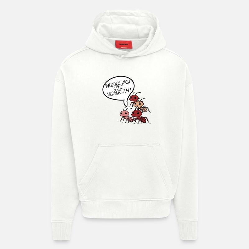 Abschiedsgeschenk Team Ameise - Hoodie- made by SPREAD  - OFF WHITE